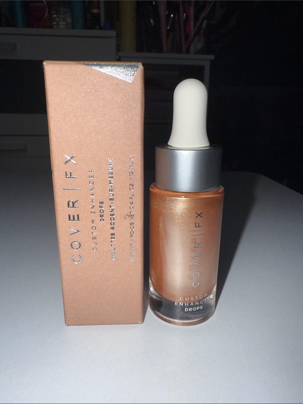 COVER FX Liquid Highlighter Drops - Rose Gold